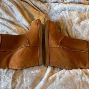 🔶FINAL SALE 🔶Nine West faux fur wedge booties